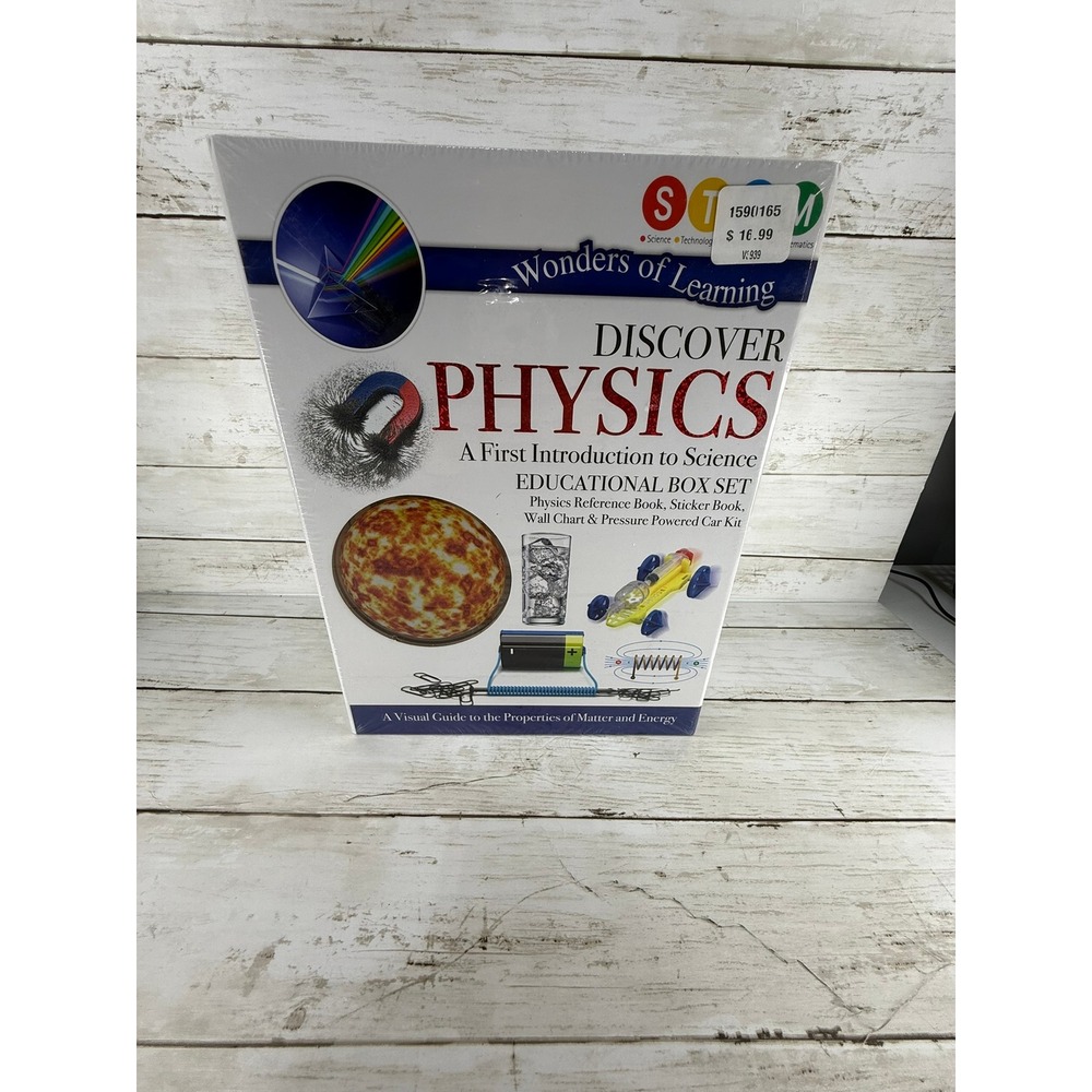 NEW Wonders of Learning Discover Physics Educational Box Set STEM Kit New Sealed